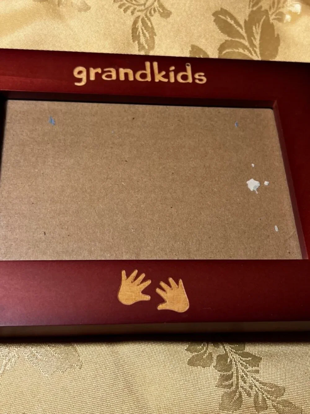 Red Wooden 4x6 Tabletop or Hang Picture Frame - Engraved 
